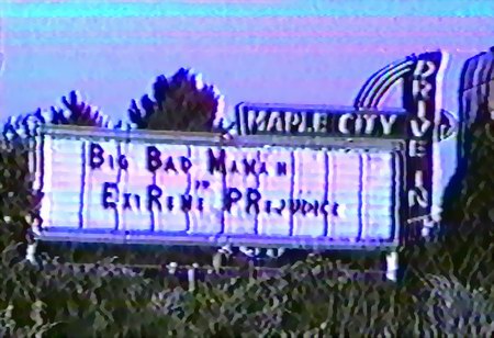 Maple City Drive-In Theatre - Marquee From Daryll Burgess (newer photo)